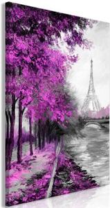 Obraz - Paris Channel (1 Part) Vertical Pink