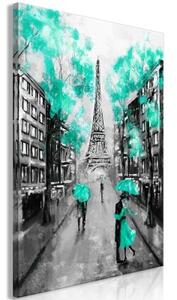 Obraz - Paris Rendez-Vous (1 Part) Vertical Green