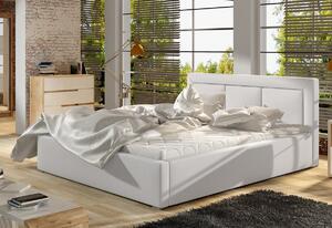 Manželská postel LUGONA + rošt, 200x200, soft 11