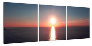 Obraz zapadajícího slunce (90x30cm)
