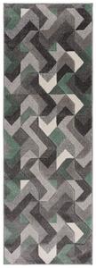 Flair Rugs Běhoun Hand Carved Aurora Mint - 80x230 cm