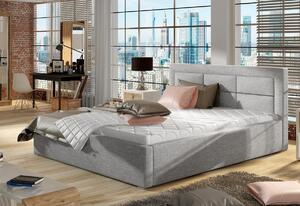 Manželská postel SAHARA + rošt, 200x200, soft 11