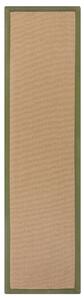 Flair Rugs Běhoun Herringbone Border Kira Green - 60x230 cm