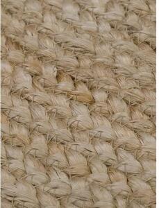 Kulatý koberec z juty v boho stylu Niago, ručně vyrobený