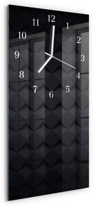 Skleněné hodiny vertikální Vzor zsppb-30x60-00090624