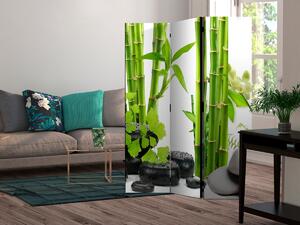 Paraván bambusové stvoly Velikost (šířka x výška): 225x172 cm