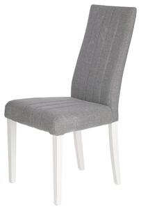 Jídelní židle LIDIA šedá/bílá