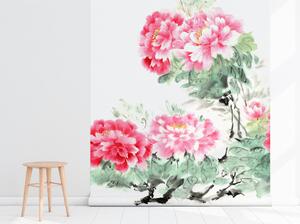 Fototapeta Čínská tradice květiny Samolepící 250x250cm