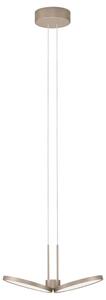 Béžové závěsné LED světlo Nova Luce Vea 33 cm
