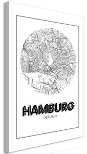 Obraz - Retro Hamburg (1 Part) Vertical