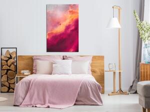Obraz - Pink Nebula (1 Part) Vertical