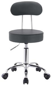 Kancelářská židle - Salon - Nastavitelná výška - Ergonomický design - Opěradlo - Umělá kůže - Otočení o 360°