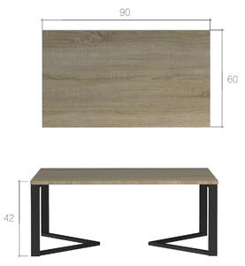 Konferenční stolek GAVINO, 60x90x42, beton