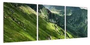 Pohoří hor - obraz na zeď (90x30cm)