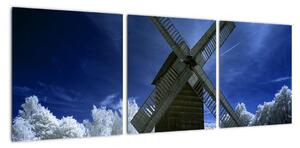 Větrný mlýn - obraz na stěnu (90x30cm)