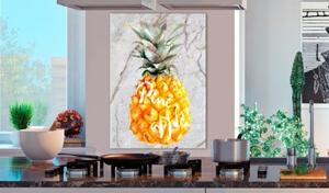 Obraz - Pineapple and Marble (1 Part) Vertical