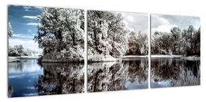 Zimní krajina - obrazy (90x30cm)