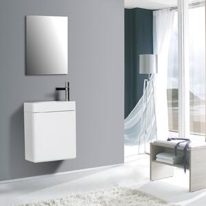 Koupelnový nábytek CARO 450 pro WC pro hosty s vestavěným umyvadlem - možnost výběru barvy
