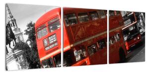 Anglický autobus Double-decker - obraz (90x30cm)
