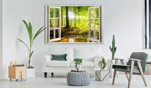 3D obraz okno Velikost (šířka x výška): 90x60 cm