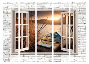 3D Paraván okno na jezero Velikost (šířka x výška): 225x172 cm