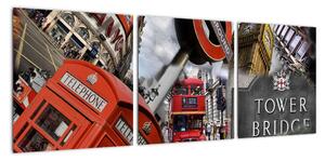 Obraz Londýn - obraz (90x30cm)