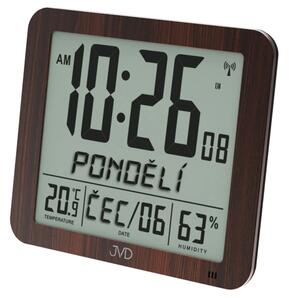Nástěnné i stolní digitální LED hodiny DH9335.2 JVD řízené signálem 25cm