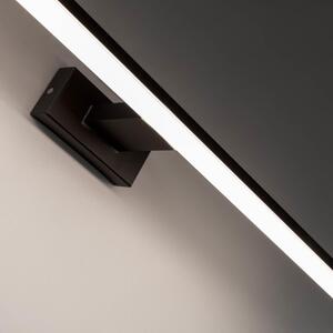 Černé kovové nástěnné světlo Kave Home Vissia 60 cm