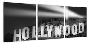 Nápis Hollywood - obraz (90x30cm)