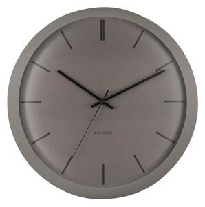 Designové nástěnné hodiny 5859GY Karlsson 40cm