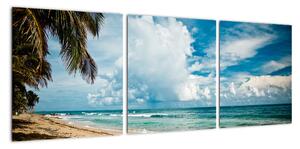 Pláž - obraz (90x30cm)