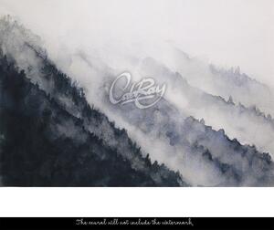 Fototapeta Mlhavé ráno v horách Samolepící 250x250cm