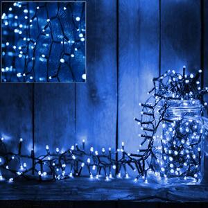 Goleto Vánoční LED osvětlení 10,5 m | studená bílá 160 LED
