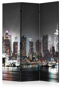 Paraván noc v New Yorku Velikost (šířka x výška): 225x172 cm