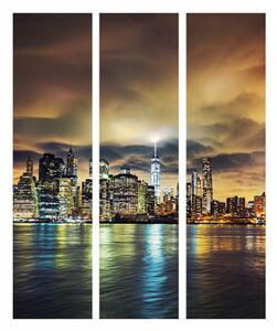 Paraván New York za soumraku Velikost (šířka x výška): 225x172 cm