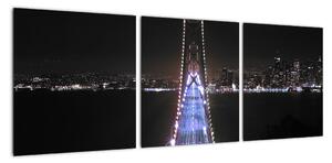 Noční most - obraz (90x30cm)