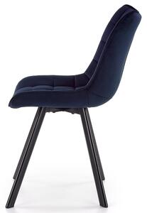 Jídelní židle HERMOSA tmavě modrá