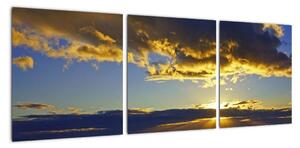 Západ slunce na moři - obraz na zeď (90x30cm)