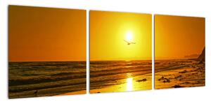 Západ slunce - obraz do bytu (90x30cm)