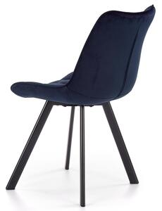 Jídelní židle HERMOSA tmavě modrá