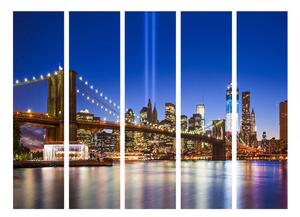 Paraván večerní New York Velikost (šířka x výška): 225x172 cm