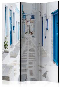 Murando DeLuxe Paraván ulička v Řecku I Velikost: 135x172 cm
