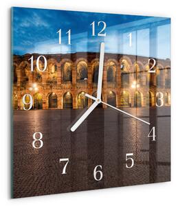 Skleněné hodiny Socha zskb-30x30-00084399