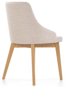 Jídelní židle GINA 2 béžová/dub medový