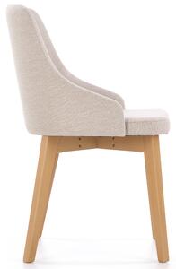 Jídelní židle GINA 2 béžová/dub medový