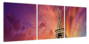 Eiffelova věž - moderní obraz (90x30cm)