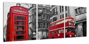 Londýnská ulice - obraz (90x30cm)