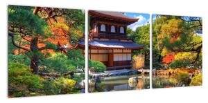 Japonská zahrada - obraz (90x30cm)