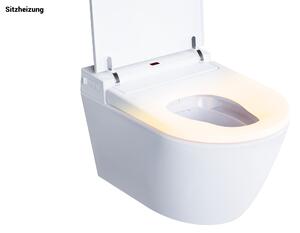 BERNSTEIN SHOWER WC 540 PRO White s vyhřívaným sedátkem a sterilizátorem - WC bez obrouček - Kompletní systém