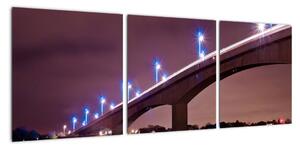 Noční most - obraz (90x30cm)